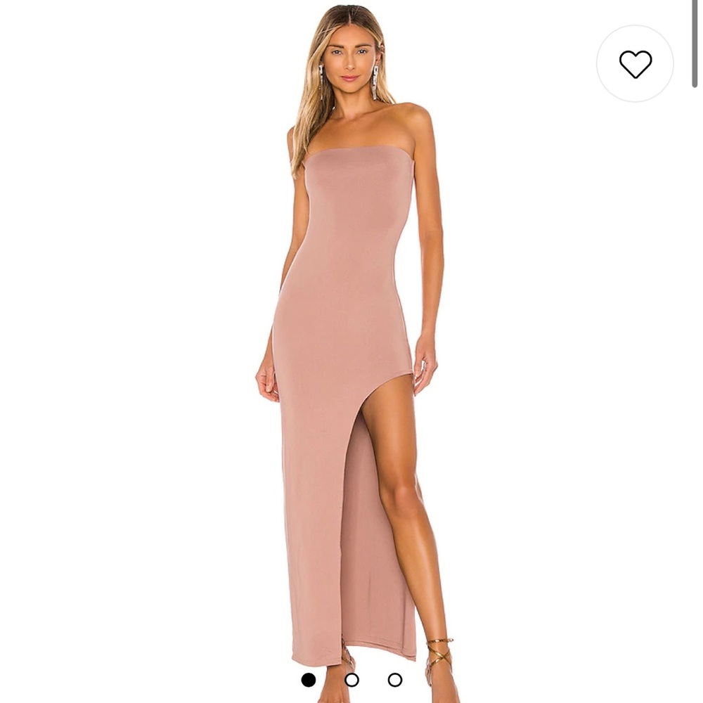 Toni Slit Maxi Dress in Mocha - Superdown